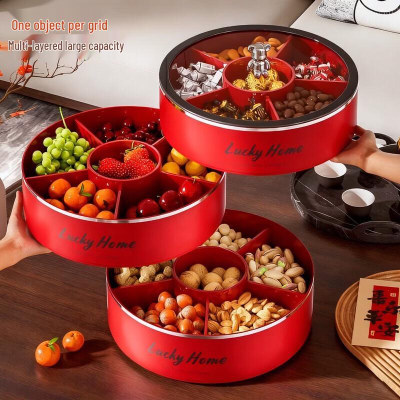 Rotatable Multi-Compartment Snack Platter