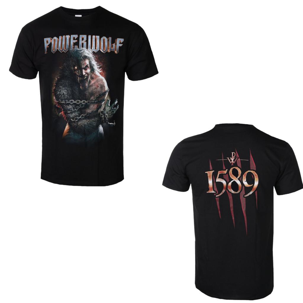 Powerwolf Band Graphic Cotton T-shirt Unisex Summer Short Sleeve Fashion Brand Tee Luxury Casual Vintage Retro Top