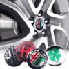 4Pcs Car Wheel Center Hub Caps Stickers Emblem Decal Decorate For Alfa Romeo Giulia Stelvio MiTo Giulietta Tonale ALFA 4C Mito