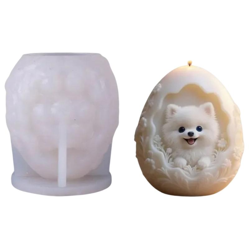 

Силиконовые формы с тиснением в форме яиц для собак, термостойкий пищевой силикон для изготовления эпоксидной смолы, свечей, мыла, шоколада 1