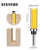 8mm Shank Straight Bit Tungsten Carbide Double Flute Router Bits Milling Cutter For Wood Woodwork Tool Router Bit