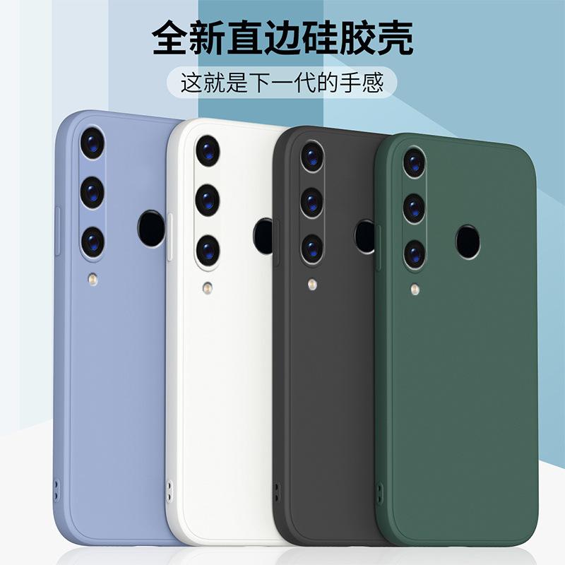 Applicable to Honor 11i mobile phone case, Huawei Maimang 1 protective case, enjoy 1s straight edge Rubik's Cube liquid silicone honor1