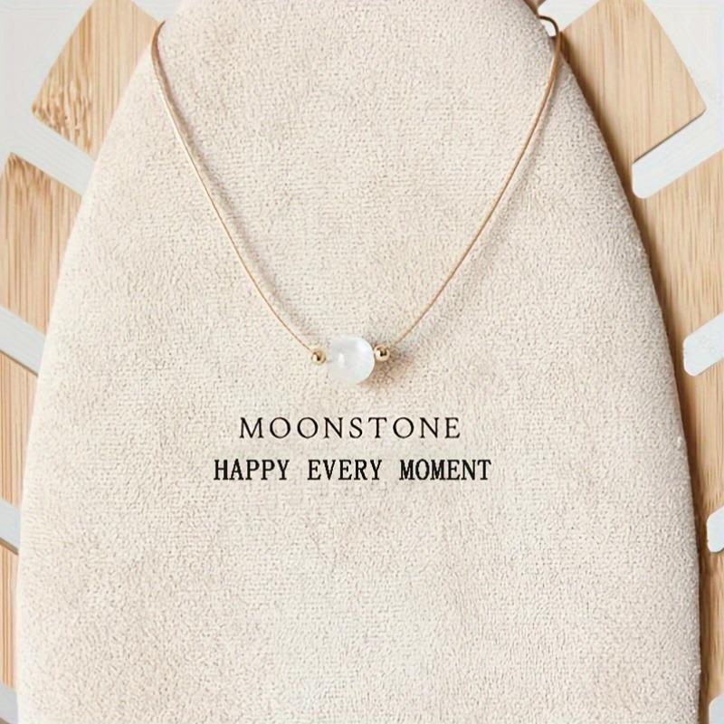 Moonlight Minimalist Necklace Jewelry for Women Mother's Day, Birthday, Four Seasons Wear Daily Accessories