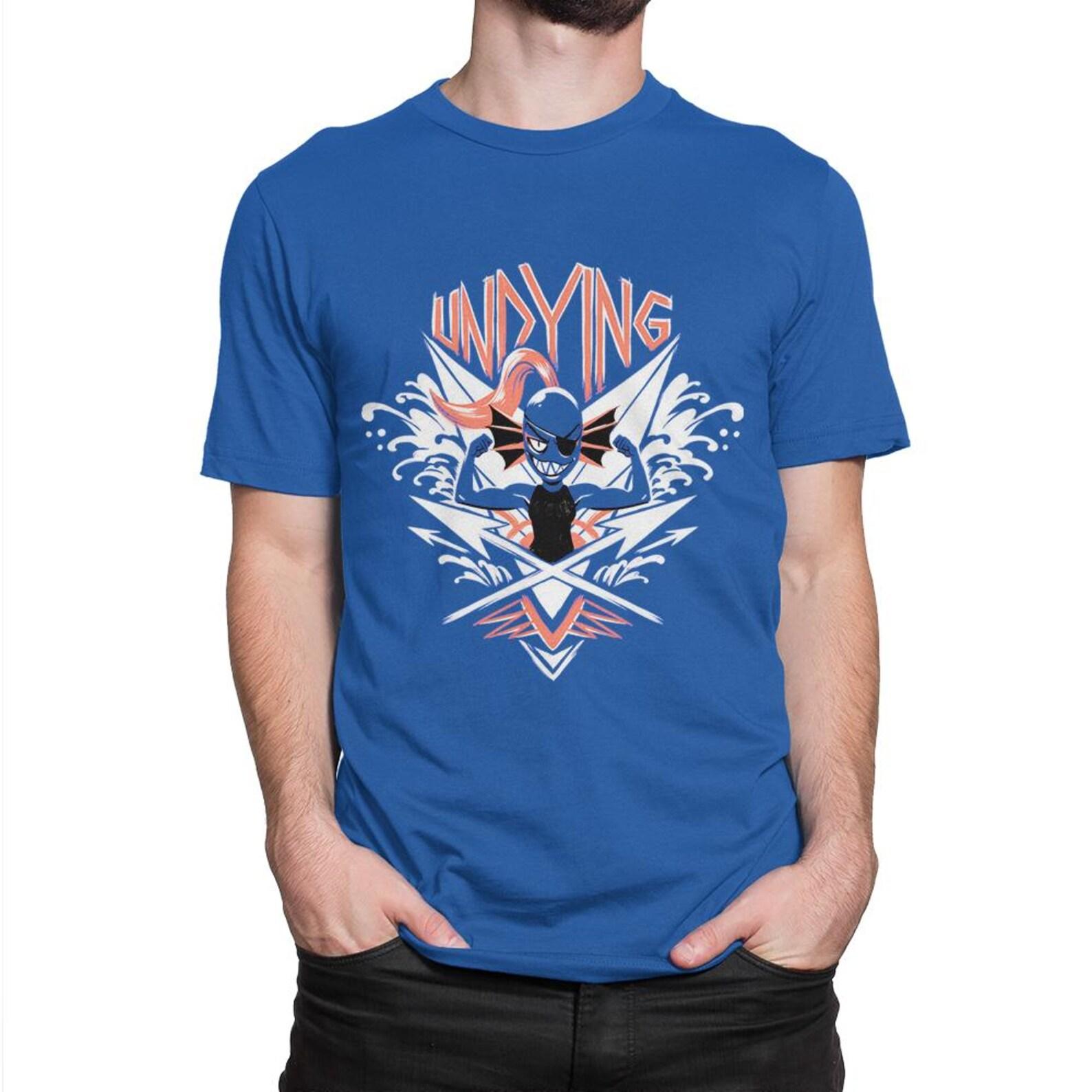Undertale Undying Undyne T-Shirt, Men s and Women s Sizes L
