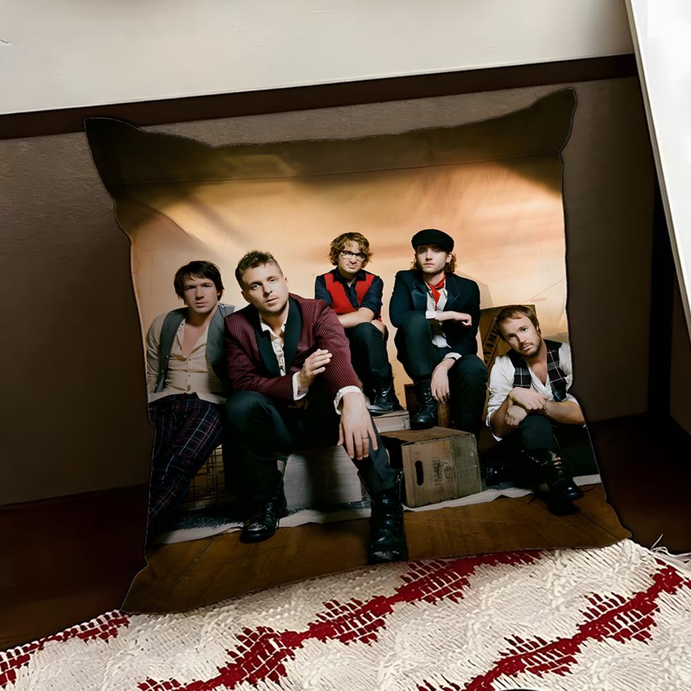 Band OOneRepublicS Cushion Cover Reversible Soft Durable Pillow Cover Home Car MultiScene Use for Daily Comfort
