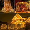 3 Color LED Net Mesh String Light Waterproof Christmas Tree Light  Courtyard Lighting