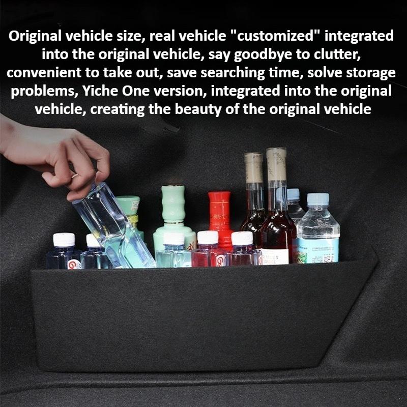 Trunk Storage Baffle for Tesla Model 3 Model Y Juniper -2025 UP Organized Box Partition Side Storage Modified Accessories
