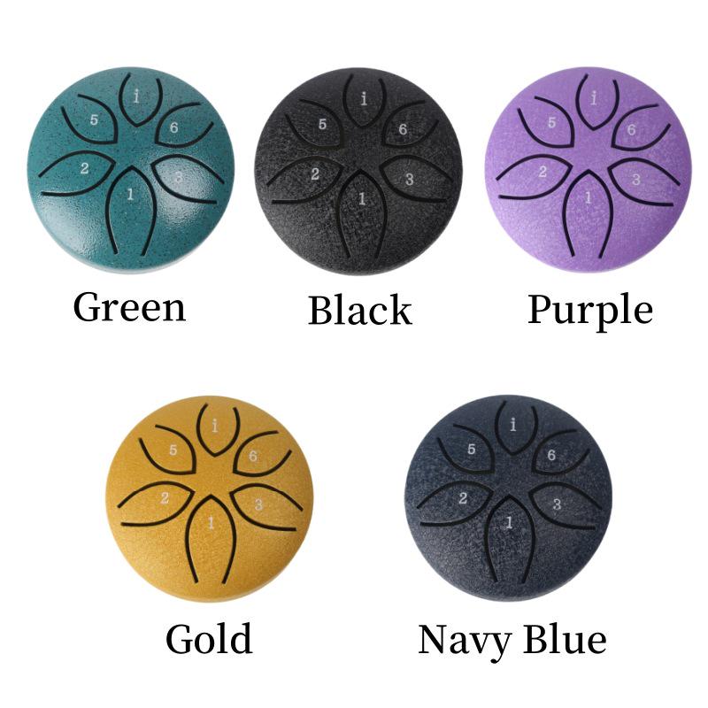 3-Inch 6-Note Mini Steel Tongue Ethereal Drum