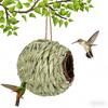Handmade Spherical Bird Nest for Courtyard and Balcony, Creative Birdhouse To Attract Birds for Outdoor Gardening Decoration