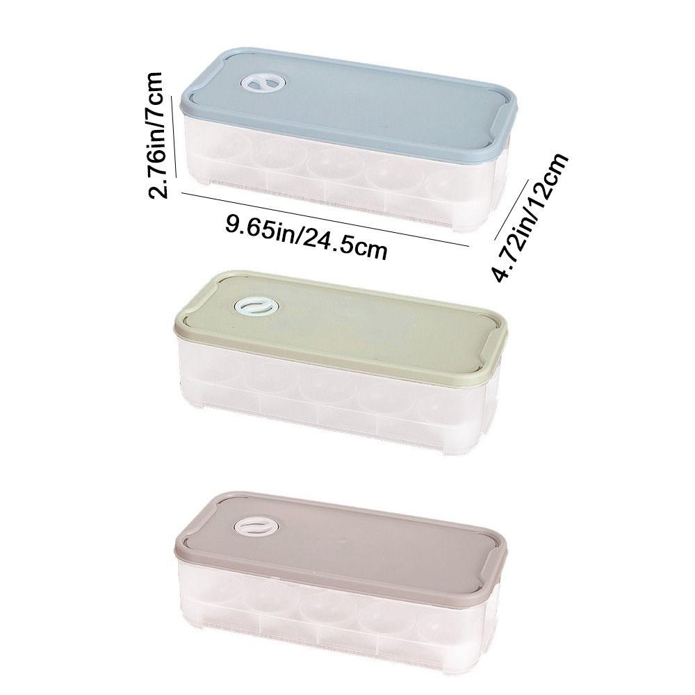 Plastic Egg Storage Box Airtight Egg Tray Simple Egg Storage Containers  Refrigerator