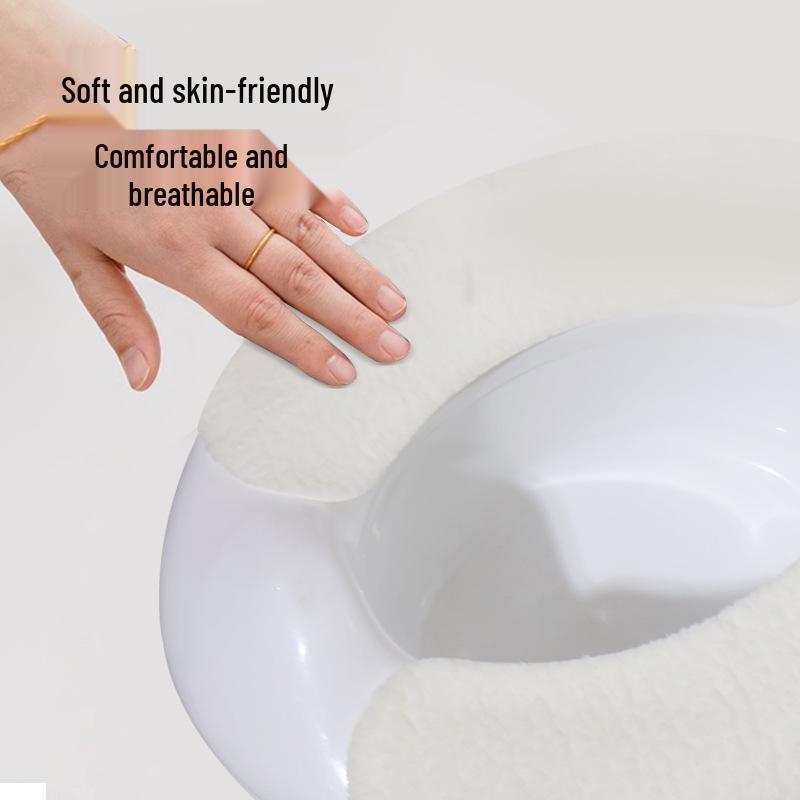 Plush Washable Adhesive Toilet Seat Cushion for Children