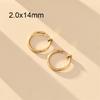 1 Pair Round Spring Ear Clip Earrings For Men/Women Stainless Steel Non-Pierced Painless Fake Earrings Classic Popular Jewelry