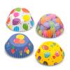 100 Pcs Party Balloon Paper Muffin Liners, 78x53x31mm, Cupcake Wrappers for Birthday and Party Baking Accessories