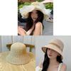 Sun Protection Sunhat For Women Foldable Korean Style Breathable Wide Brim Summer Hat
