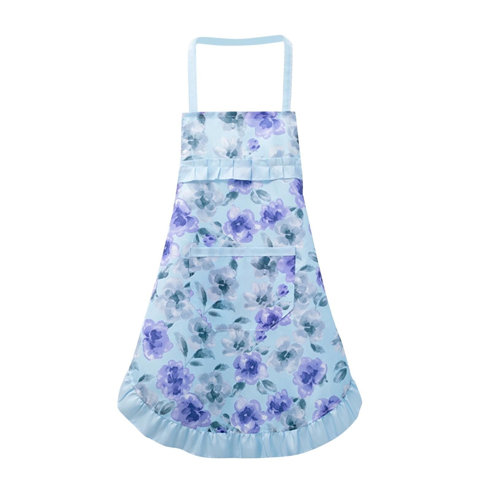 

Фартуки для кухни и дома, дышащая ткань, женский фартук для рисования тушью One Size синий