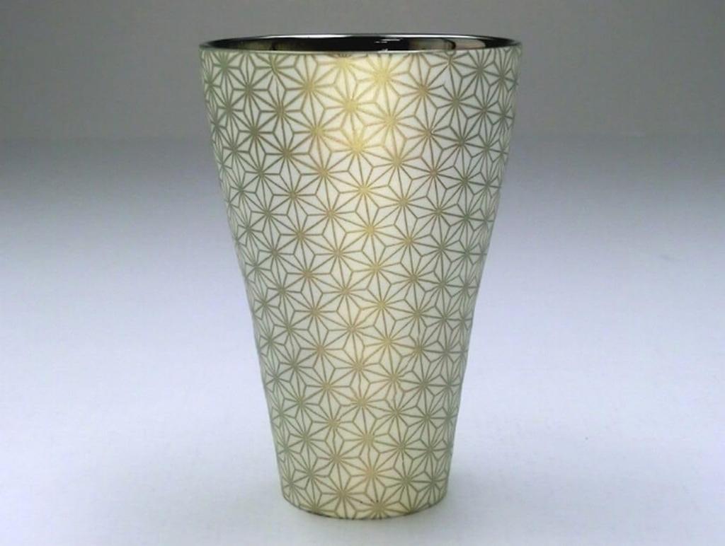 Pair of Cups and Japanese Wooden Microwave Made in Japan J-kitchens Tumblers, Gold, Style, Box, 350ml, Safe,