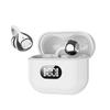 Clip-On Open Ear Air Conduction Earbuds Bluetooth 6.0 Touch Control Digital Display Charging Case Sports Gaming Earphones for iOS Android