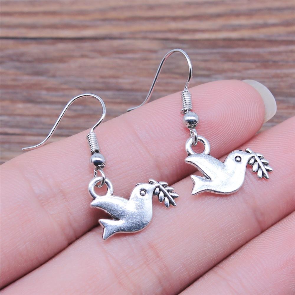 53 Styles Bird Earrings For Women Vintage Owl Dove Peacock Phoenix Swallow Feather Hummingbird Flamingo Parrot Earrings
