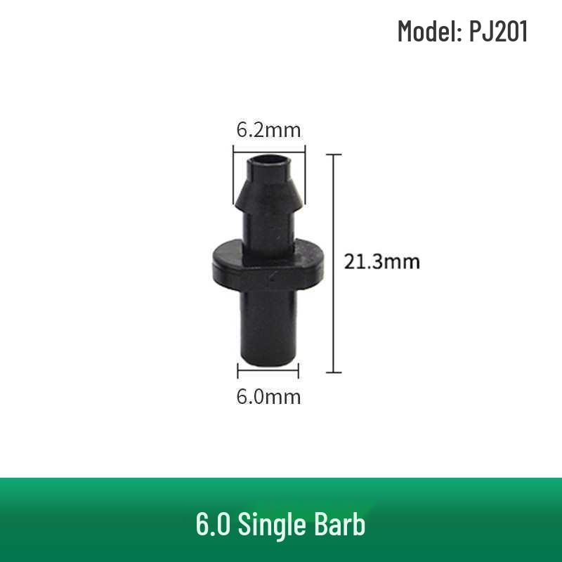 Capillary Fittings: Single/Double Hook, Tee, Straight Connector, Drip Stop, Mountain Bracket, Five-Way, Greenhouse Micro-Sprinkler
