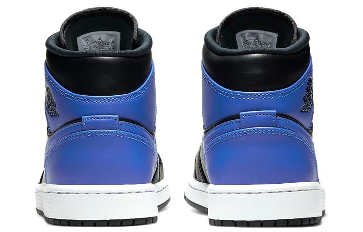 Air Jordan 1 Mid 'Hyper Royal Black' 554724-077