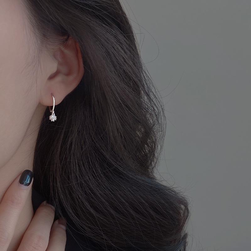 2021 Trendy 925 Silver Magic Cube Earrings for Women – Simple, Cold Style Temperament Earrings