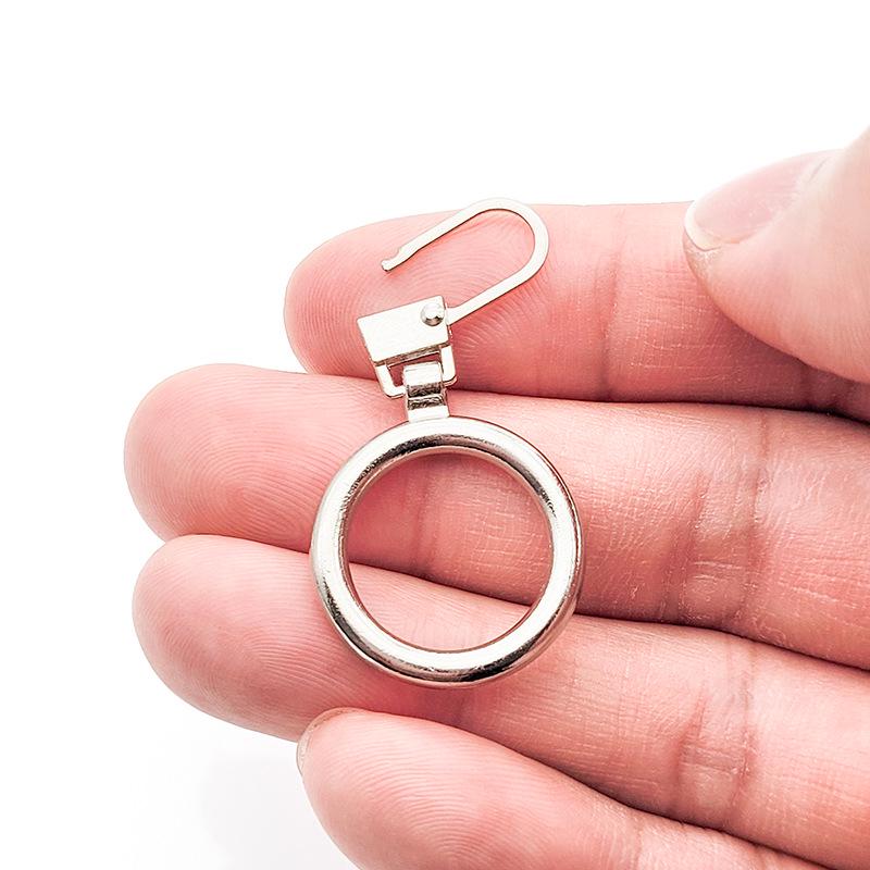 Detachable Metal Zipper Pull Tab Accessory for Bags, Shoes, and Clothes Repair