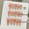 Yihe Original Rococo Rabbit Cartoon Cute Bunny Blush French Rhinestone Handmade Nail Art