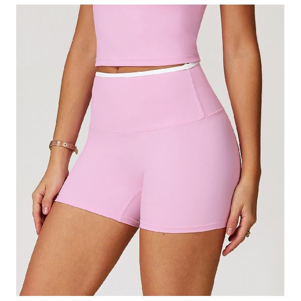 New Nude Yoga Shorts, Tight Fitting High Waisted Quick Drying Shorts, Sports Running And Fitness Shorts For Women