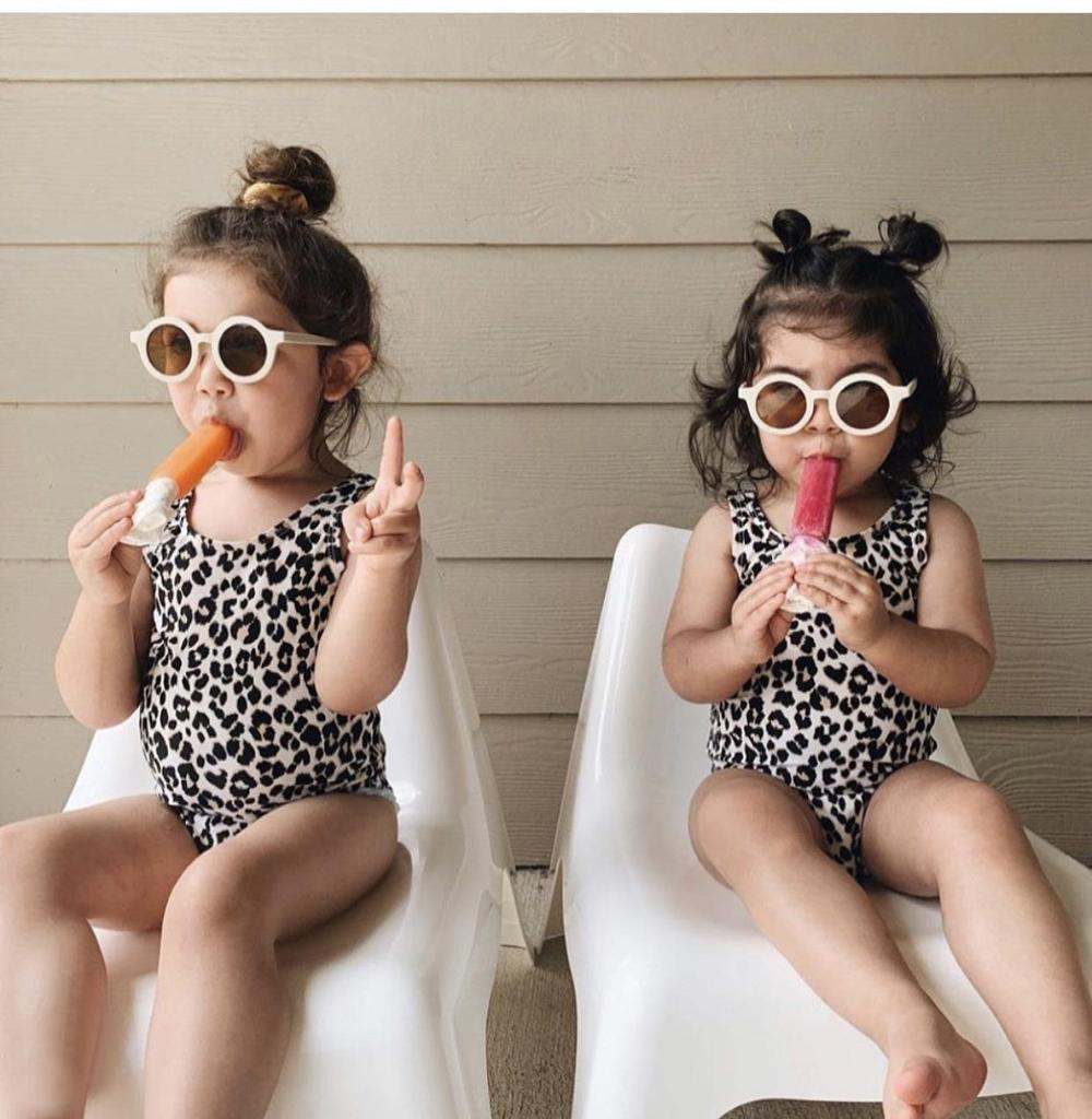 Denmark Matte Round UV400 Foldable Children's Sunglasses