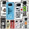 License New York Plate Number Phone Case For Xiaomi Poco X7 X6 X5 Pro F7 Ultra Redmi 15C 15 13C 13 12C 12 10 10A 10C 9 9A 9C 9T
