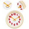 Nordic Wall Clock Art Clock Unique Round Mute Decorative Clocks Timepiece for Bedroom Dining Room Study Indoor Decoration