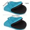 Short Heat-Resistant Oven Mitts with Non-Slip Grip and Hanging Loop