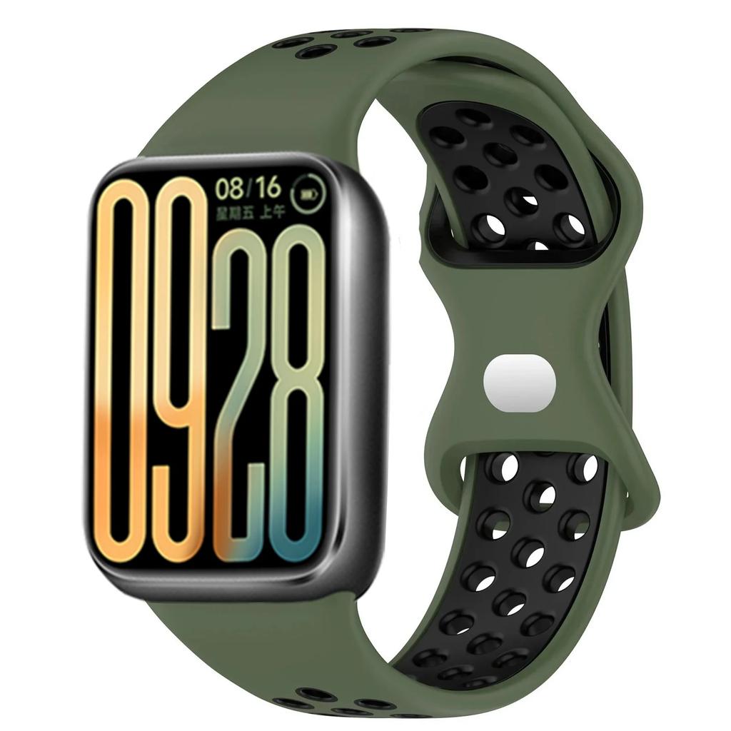 Soft Silicone Strap for Xiaomi Mi Band 8 Pro/9 Pro Sports Breathable Bracelet Wristband for Redmi Watch 6 5 4 Correa Accessorise