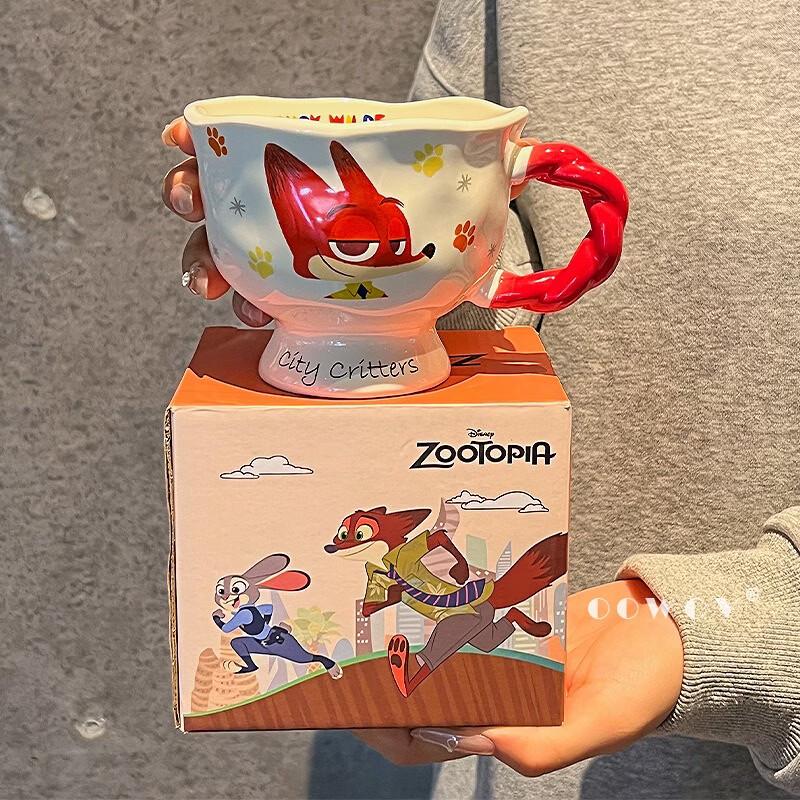 AKIRO Zootopia Nick Ceramic Travel Mug 360ml