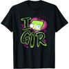Invader Zim Valentine's Day I Love Gir Cotton Men T Shirt S