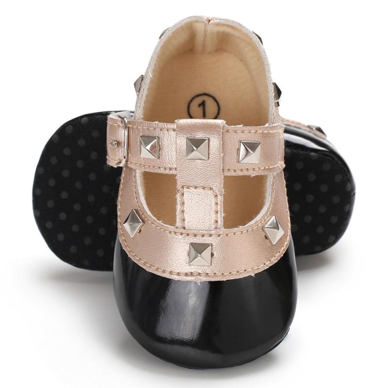 Baby Girl Soft Soled PU Shoes Infant Walking Dress Cradle Shoe First Walkers