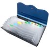 PP Polyester Accordion File Folder Receipt Organizer Document Storage Expanding Portable Multi Pocket File Organizer