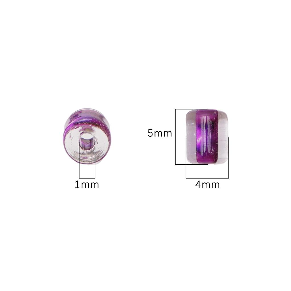 80Pcs Domestic High-Quality Glass Seed Beads Cylinder Retro Ink Wash Bead For DIY Bracelets Necklaces Jewelry Making