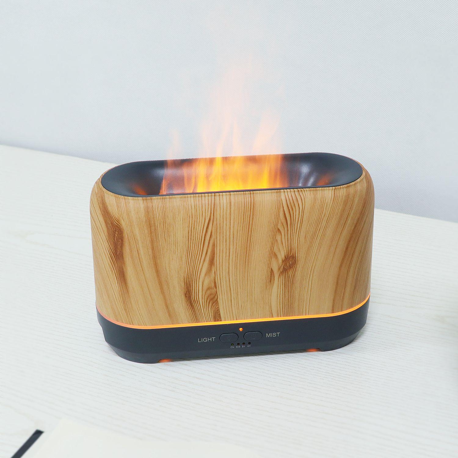 

200 мл Ультразвуковой увлажнитель с эффектом пламени и атмосферной подсветкой, аромадиффузор (USB, 5 В). USB