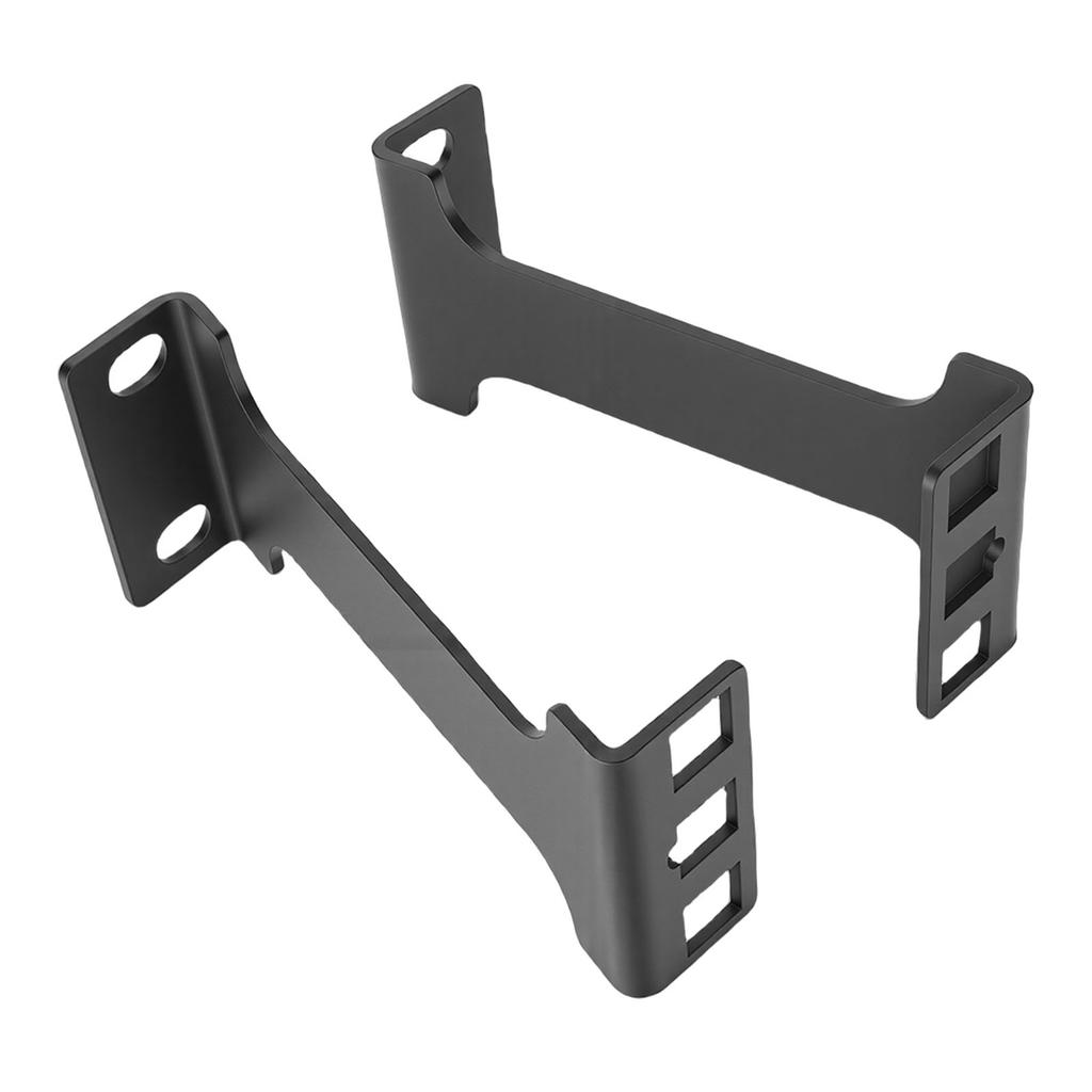 1U Server Rack Depth Extender 4 Inch Deep Recessed Rack Mount Adapter Kit for Network Rack Aluminum Alloy