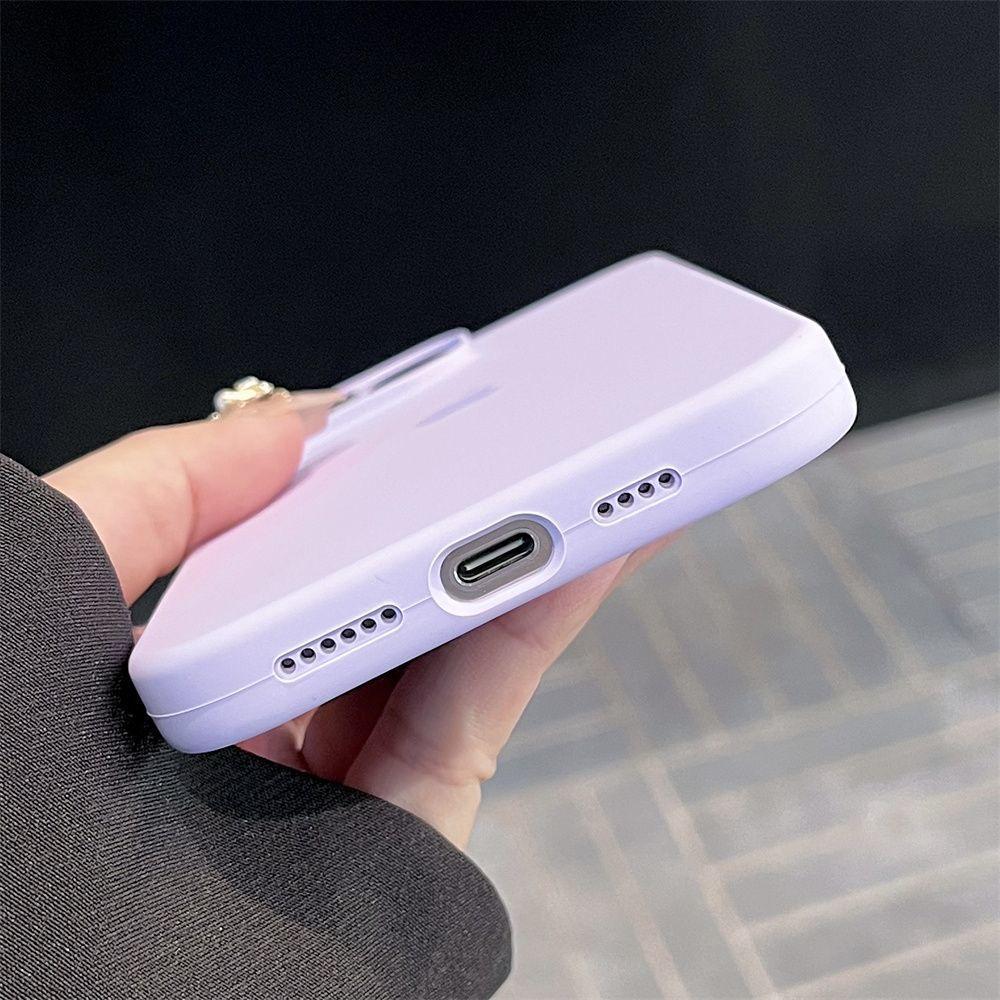 Flytende silikon fullt dekket myk gel gummi Støtsikker telefonveske For iPhone 16Pro 16 15 14 13 12 11 Pro Max 16Plus 15Pro beskyttelsesdeksel