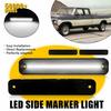 Fit 75-1991 Ford Van Side Econoline Marker Lights Car White Accessories Smoked
