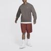 Nike Lab Fleece Crew Neck Sweatshirt Men Tops Brown DA0318-040