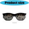 Trendy Unisex Studded Eyewear With Practical PC Frame And Metal Cool Rivets Eyeglasses For Casual Event And Travel
