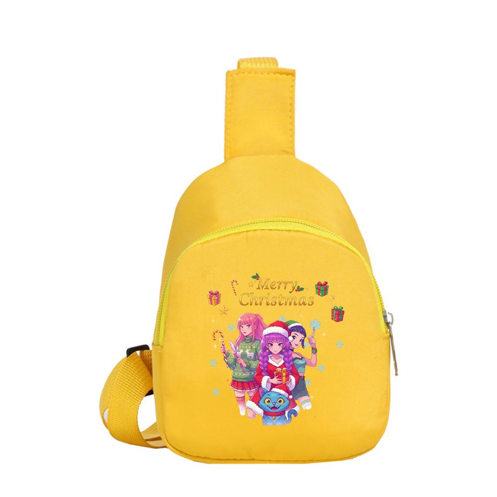 K-Pop Demon Hunters Printed Shoulder Bag Crossbody Bag Kawaii Portable Compact Storage Bag Crossbody Pouch Kid Birthday Christmas Gift