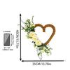 Valentine's Day Wreath, Heart Wreath, Door Decoration, Home Door Hanging, Front Door Wreath, Spring