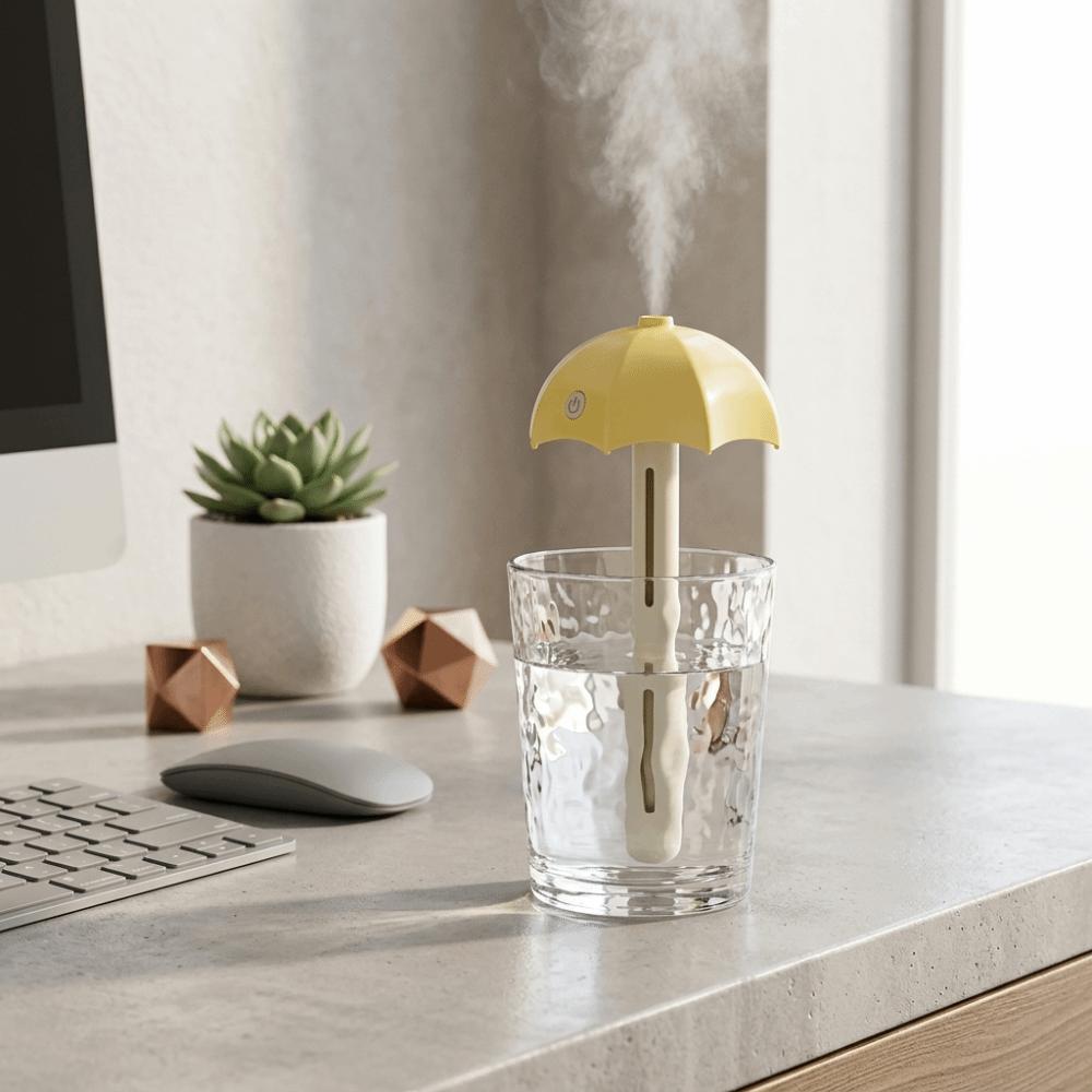 Quiet Humidifier Creative Umbrella-Shaped Desktop Humidifier Small Humidifier Dorm Use