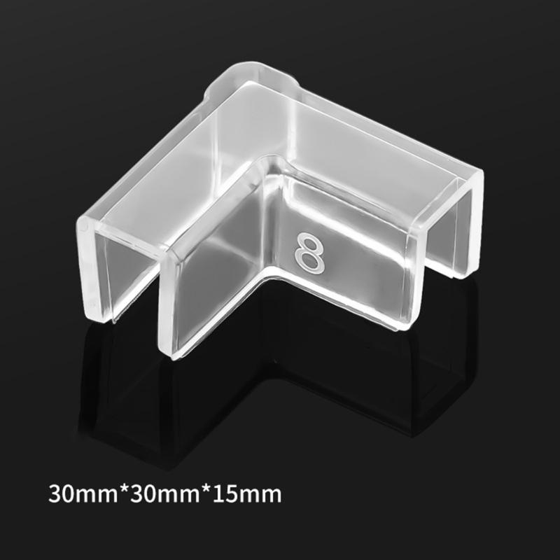 4PCS Fish Tank Aquarium Glass Edges Protector Acrylic Protector Tools for Aquarium Fish Tank Glass Crashproof Tools