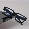 Square Anti Blue Light Glasses Fashion Retro Classic for Women Men Computer Gaming Eye Protection Plain Spectacles