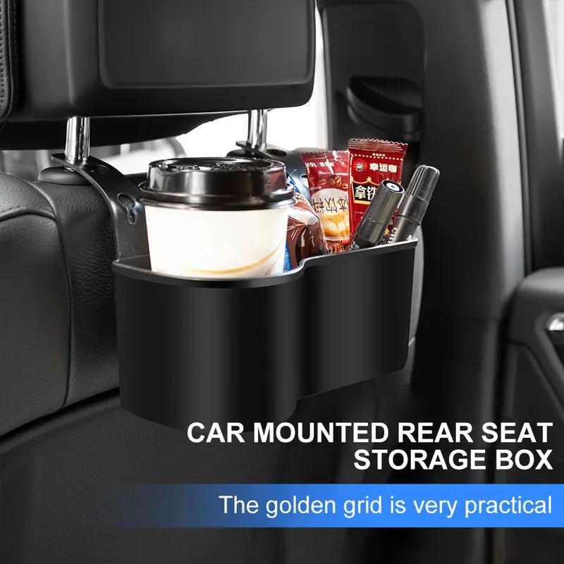 Multifunctional Auto Phone Holder for Cars Flexible Cup Holder High Bearing Headrest Water Bottle Box